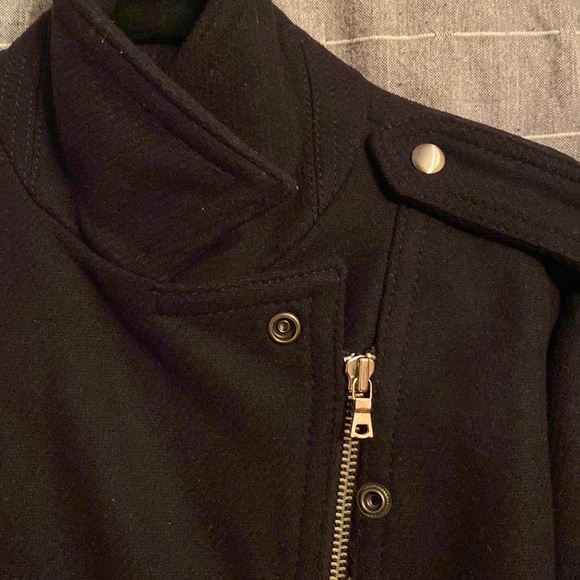 GAP wool blend moto jacket - Picture 8 of 12